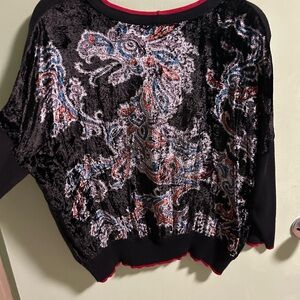 Black and Red Women's Dragon Cardigan size medium
